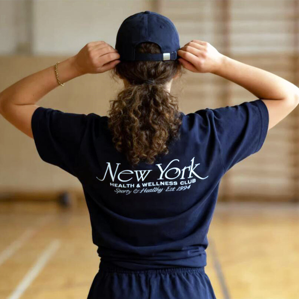 Health Wellness New York - Camisetas Femininas Estilo Vintage Americano New