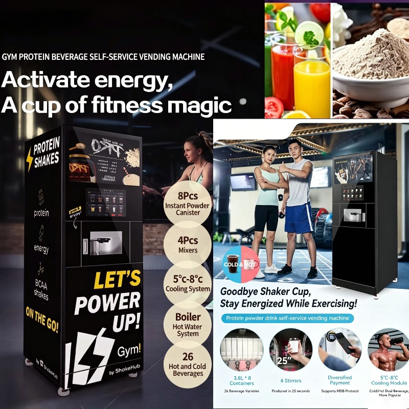 Máquina Dispensadora de Shake  - Health Wellness Vending Machine avaliação e preço