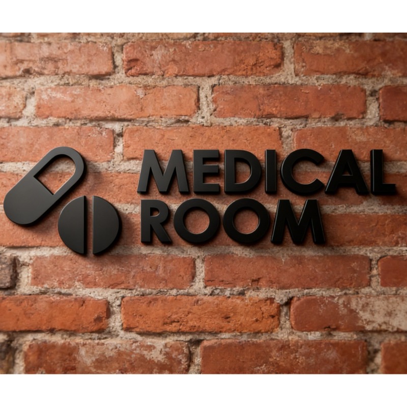 Placa de Sinalização para Sala - Health Wellness Office avaliação e preço